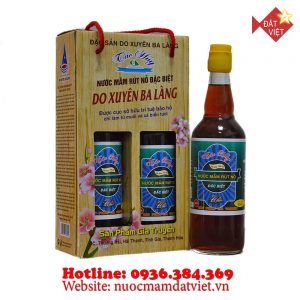 Nước mắm Ba Làng rút nỏ 35 độ đạm