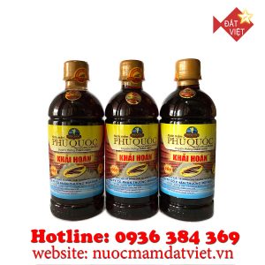Nước mắm Khải Hoàn Phú Quốc 43 độ đạm 500ml (chai nhựa)