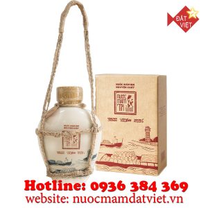 Nước mắm Tĩn Phan Thiết nhãn xưa 41 độ đạm - Bình gốm 500ml