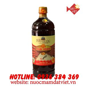 Nước mắm Khải Hoàn Phú Quốc 40 độ đạm 1 lít (chai nhựa)